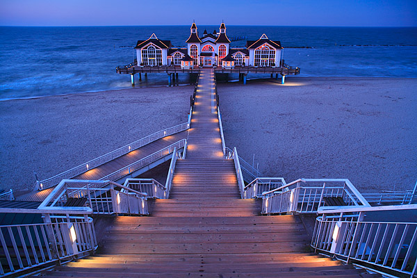 Seebr�cke Sellin - R�gen, Mecklenburg-Vorpommern, Deutschland, Europa