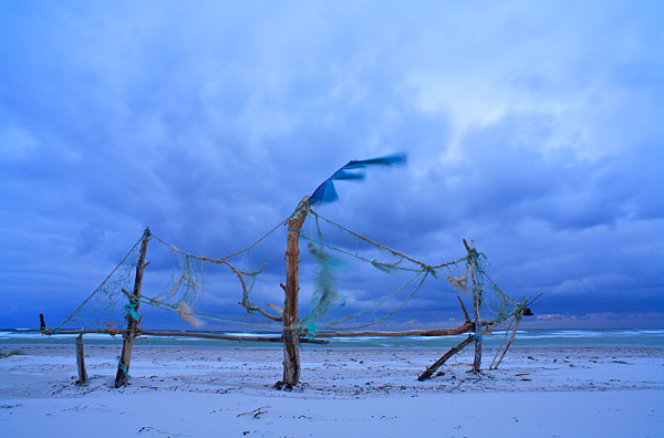 Strandskulptur Schiff - Dueodde, Bornholm, D�nemark, Europa