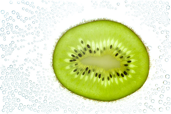 Kiwi, randlos freigestellt